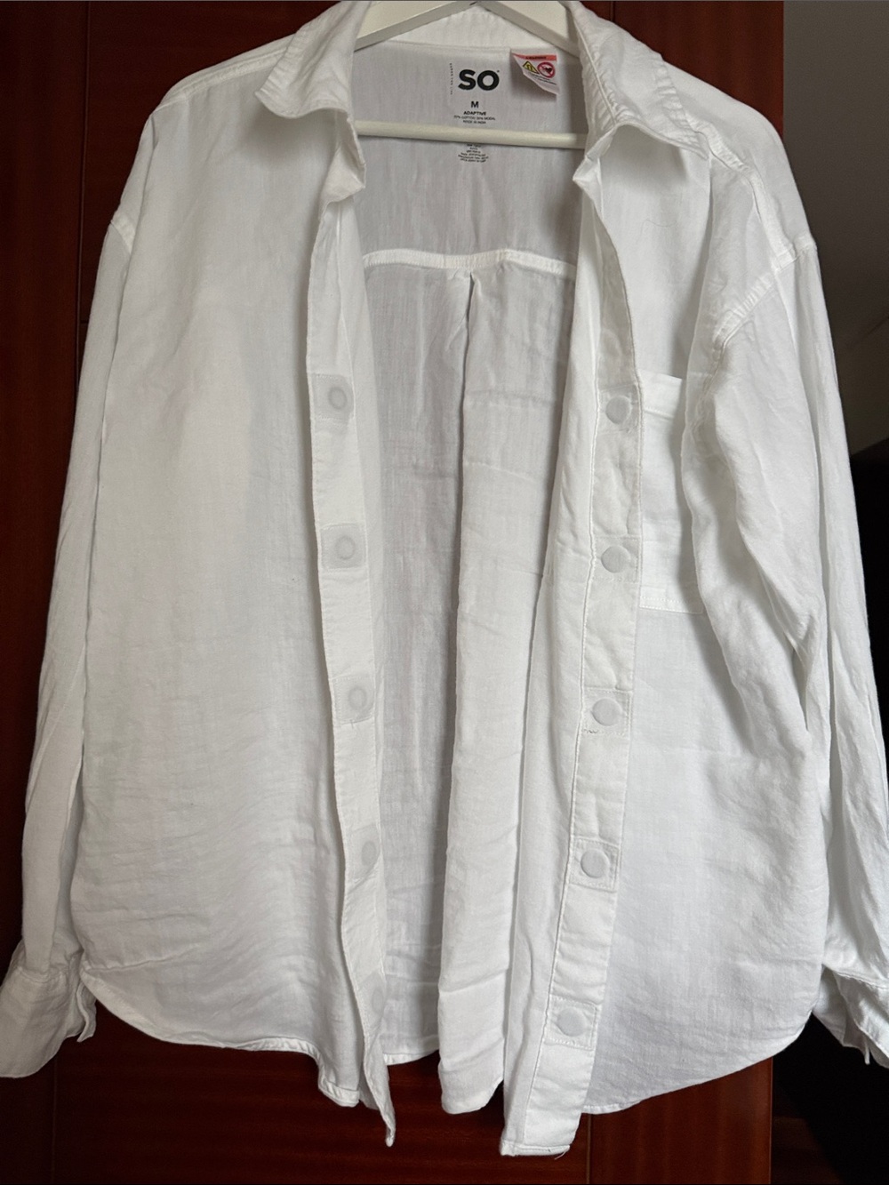 SO Elegant White Button-Down Blouse | Hidden Magnetic Closures 🤍